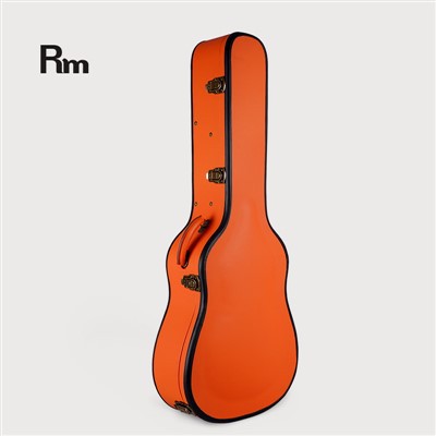 40/41 Inch Guitar Orange Wooden Case