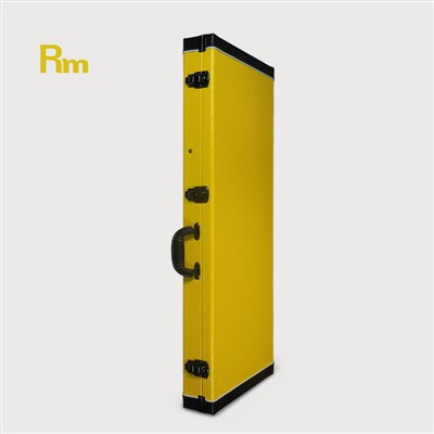 yellow style universal square electric guitar hard case