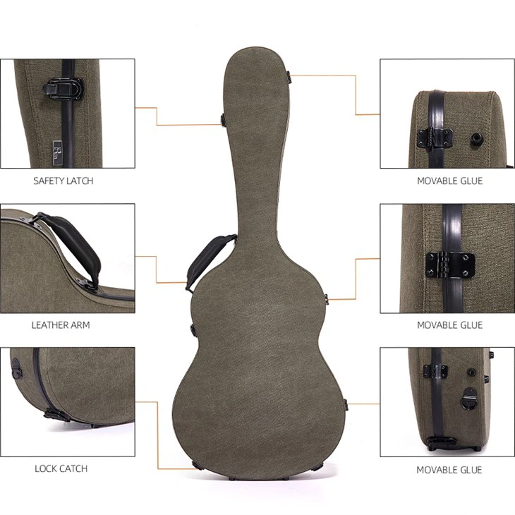 Stylish Canvas Classical Guitar Case