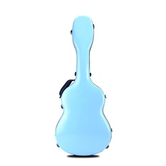 Best Blue Fiberglass Classic Guitar Case
